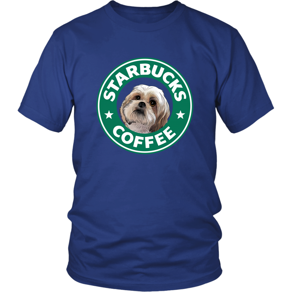 Shih Tzu Starbucks Coffee Funny Shih Tzu TShirt