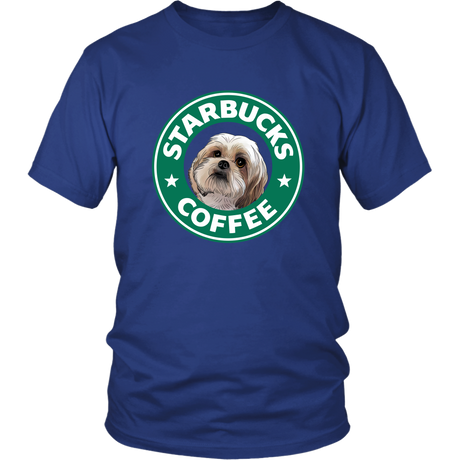 Shih Tzu Starbucks Coffee Funny Shih Tzu TShirt