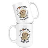 I Love My Shih Tzu White Mug