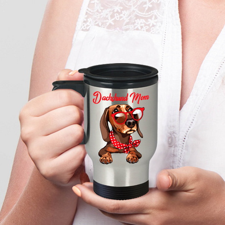 Dachshund Mom Travel Mug