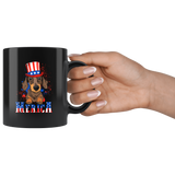 Dachshund 4th of July Cute Dachshund Dog Lover Mug