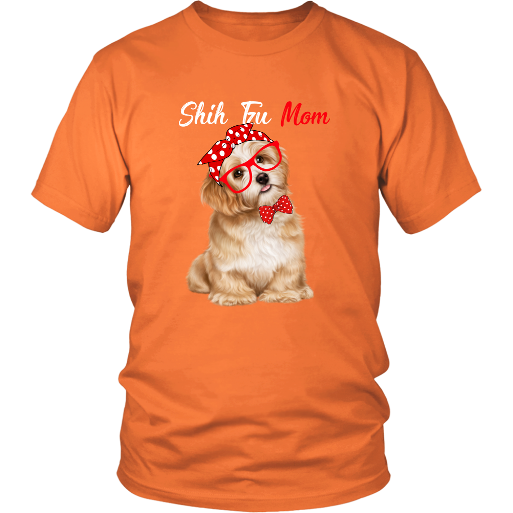 Shih Tzu Dog Mom TShirt for Shih Tzu Dog Lovers - All Colors