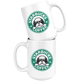 Cute Shih Tzu Starbucks Coffee Funny Shih Tzu Coffee Mug