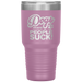 Dogs Because People Suck - Insulated Hot Cold Travel Coffee Tumbler 30oz, Funny Tumbler Gift