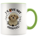 I Love My Shih Tzu 2-Toned Color Mug