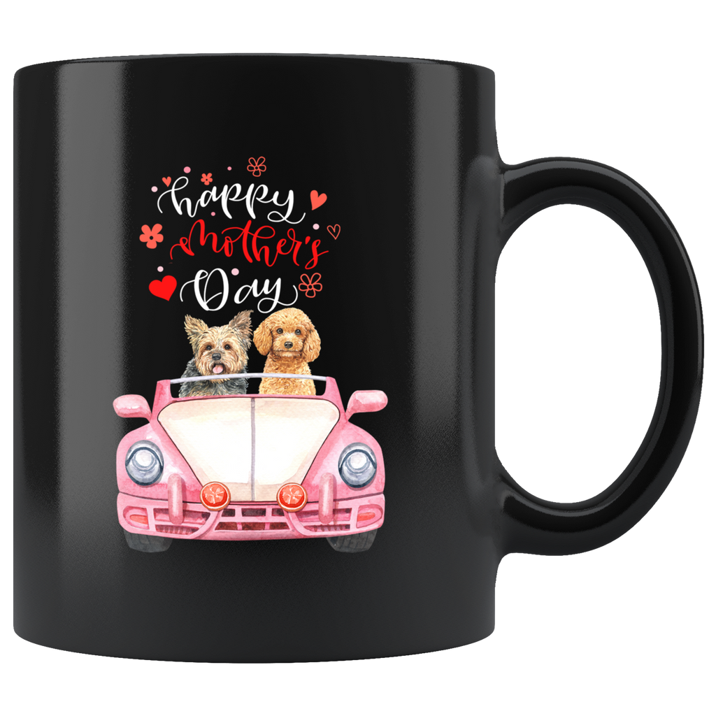 Mothers Day Coffee Mug Gift|Cute Yorkie Poodle Mothers Day Dog Lover Gift