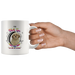 My Shih Tzu Leaves Paw Prints On My Heart White Shih Tzu Mug (Colorful Text)