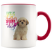 Life Is Better With A Dog Shih Tzu 2-Toned Color Mug