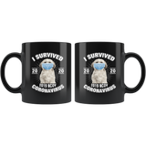 Shih Tzu I Survived Coronavirus 2020 Funny Shih Tzu Coffee Mug