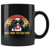 Best Shih Tzu Dad Ever Funny Dog Lover Coffee Mug