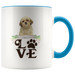 L.O.V.E. Shih Tzu 2-Toned Color Mug