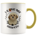 I Love My Shih Tzu 2-Toned Color Mug