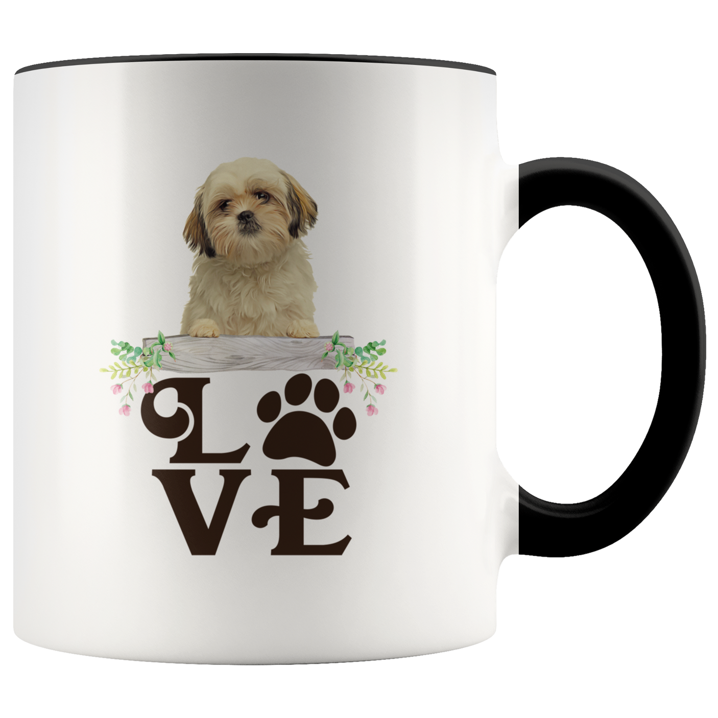 L.O.V.E. Shih Tzu 2-Toned Color Mug