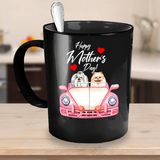 Happy Mothers Day Coffee Mug Gift|Shihtzu Pomeranian Mothers Day Dog Lover Gift