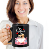 Happy Mothers Day Coffee Mug Gift|Yorkie Poodle Mothers Day Dog Lover Gift