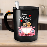 Happy Mothers Day Coffee Mug Gift|Yorkie Poodle Mothers Day Dog Lover Gift