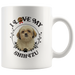 I Love My Shih Tzu 2-Toned Color Mug