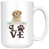 L.O.V.E.  Shih Tzu  White Mug