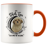 My Shih Tzu Leaves Paw Prints On My Heart White Shih Tzu Color Mug