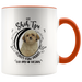 My Shih Tzu Leaves Paw Prints On My Heart White Shih Tzu Color Mug