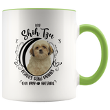 My Shih Tzu Leaves Paw Prints On My Heart White Shih Tzu Color Mug