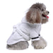 Pet Pajama Bathrobe With Hood, Dog Bath Towel for Puppy Small Dogs Cats