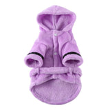 Pet Pajama Bathrobe With Hood, Dog Bath Towel for Puppy Small Dogs Cats