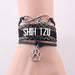 Shihtzu LOVE Leather Bracelet with Charm