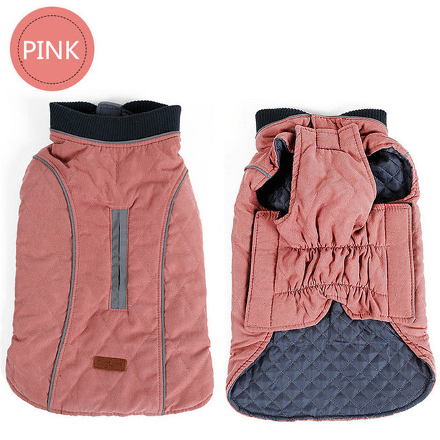 Toasty-Warm Quilted Winter Dog Jacket