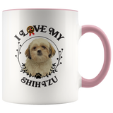 I Love My Shih Tzu 2-Toned Color Mug