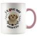 I Love My Shih Tzu 2-Toned Color Mug