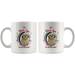 My Shih Tzu Leaves Paw Prints On My Heart White Shih Tzu Mug (Colorful Text)