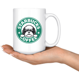 Cute Shih Tzu Starbucks Coffee Funny Shih Tzu Coffee Mug