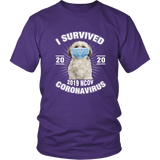 Shih Tzu I Survived Coronavirus 2020 Shih Tzu Funny TShirt