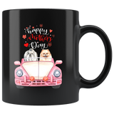 Mothers Day Coffee Mug Gift|Cute Shihtzu Pomeranian Mothers Day Dog Lover Gift