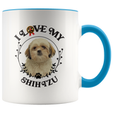 I Love My Shih Tzu 2-Toned Color Mug