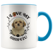 I Love My Shih Tzu 2-Toned Color Mug