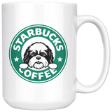 Cute Shih Tzu Starbucks Coffee Funny Shih Tzu Coffee Mug