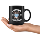 I Survived Coronavirus 2020 Funny Dog Lover Coffee Mug