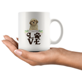L.O.V.E.  Shih Tzu  White Mug