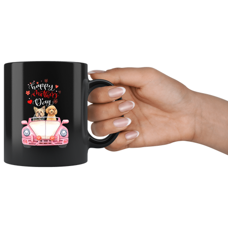 Mothers Day Coffee Mug Gift|Cute Yorkie Poodle Mothers Day Dog Lover Gift