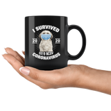 Shih Tzu I Survived Coronavirus 2020 Funny Shih Tzu Coffee Mug