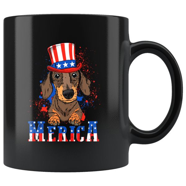 Dachshund 4th of July Cute Dachshund Dog Lover Mug