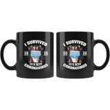 I Survived Coronavirus 2020 Funny Dog Lover Coffee Mug