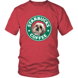 Shih Tzu Starbucks Coffee Funny Shih Tzu TShirt