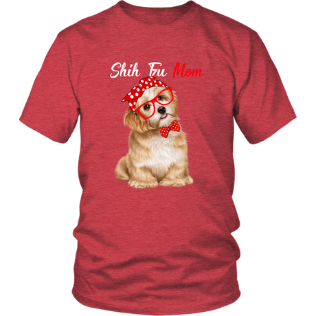 Shih Tzu Dog Mom TShirt for Shih Tzu Dog Lovers - All Colors