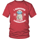 Shih Tzu I Survived Coronavirus 2020 Shih Tzu Funny TShirt